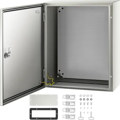 Produktbild von Stahl-Schaltkasten - Elektrogehäuse - 20 x 16 x 8 Zoll - Kohlenstoffstahl - IP65