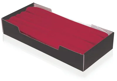 Immagine prodotto di Wiedemann 203039.067 Candele a punta - Ø25 mm, altezza 250 mm, bordeaux