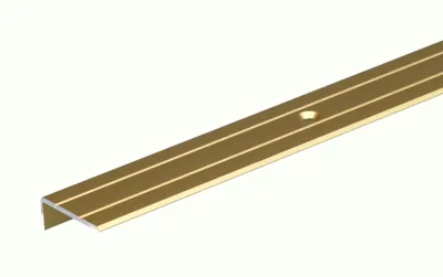 Immagine prodotto di Alberts 476762 Profilo di protezione per paragradini, alluminio, anodizzato color oro, 1000 x 25 x 20 mm