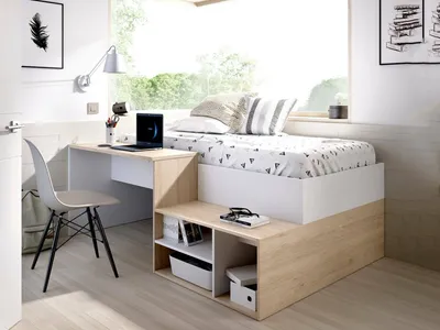 Image de Argh - Composition Chambre, 195x134x73h cm Blanc, Réversible