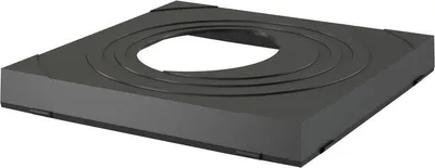 Produktbild von Alcadrain Fallrohreinlage universal – Schwarz