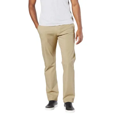Image de Pantalon chino Dockers 360 Flex, coupe droite, couleur kaki britannique, taille 34