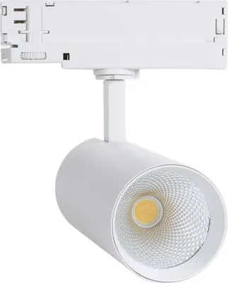 Produktbild von 3-Phasenstromschiene LED-Strahler 30W Carlo Weiss 3500K Warmweiß