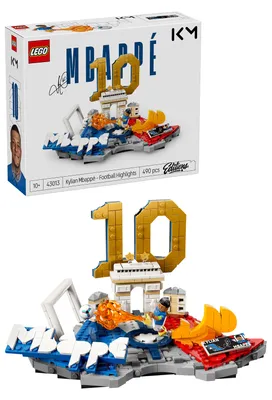 Immagine prodotto di LEGO® Editions Football 43013 Kylian Mbappé – Momenti salienti del calcio