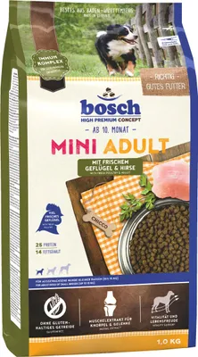 Immagine prodotto di Bosch 1kg Mini Adult Pollo & Miglio