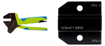 Produktbild von 624 096-2 3 0 K1 Rennsteig Werkzeuge GmbH Crimpzange PEW12 für isolierte / unisolierte Aderendhülsen inkl.