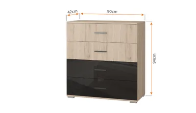 Obrázek produktu pro Komoda 4S - BARI 120cm