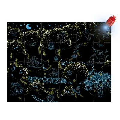 Obrázok produktu pre Janod Magic Puzzle Les