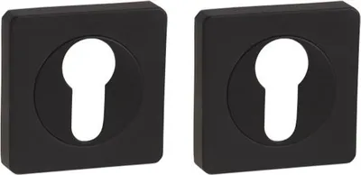 Produktbild von Quadratische Platte GAMET PLT24-YK-L36-BL, für Einlage, tiefmattschwarz