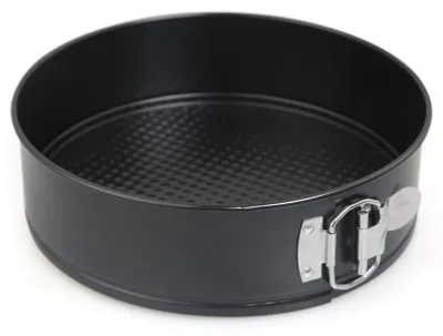 Productafbeelding van Ronde springvorm met anti-aanbaklaag, 18 cm, zwart, voor taarten en quiches