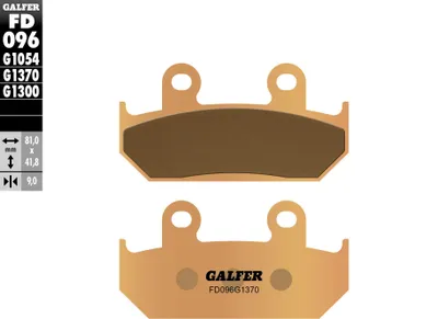 Produktbild von Bremsbeläge Kh121 / Kh203 Gesintert Metallic (Gold) Strasse