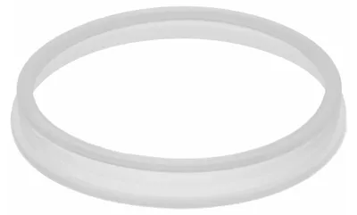 A white ring-shaped gasket.