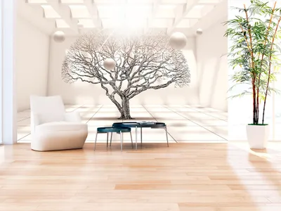 Immagine prodotto di Carta da parati fotografica in tessuto non tessuto 400x280 cm Carta da parati murale XXL albero astratto a-C-0013-a-c