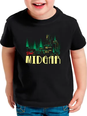 Produktbild von style3 Beautiful Midgar Kinder T-Shirt anime cloud chocobo sephiroth