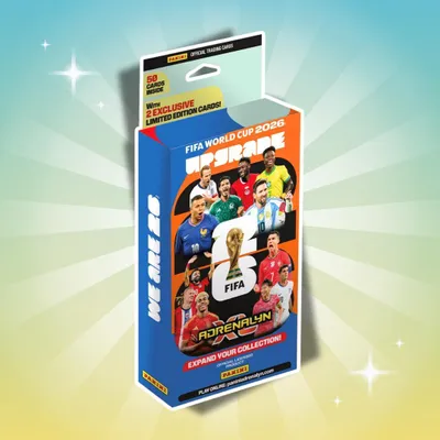 Produktbild von Panini FIFA World Cup 2026 Adrenalyn XL™ Upgrade Set – 48 Trading Cards + 2 Exklusive Limited Edition Cards