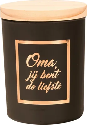 Produktbild von Duftkerze, klein, rosa/schwarz – Oma