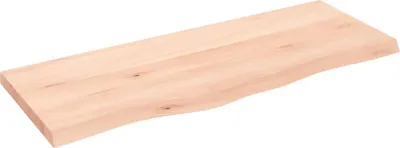 Obrázok produktu pre vidaXL Umývadlová doska 100x40x(2-4) cm masívne drevo neošetrené