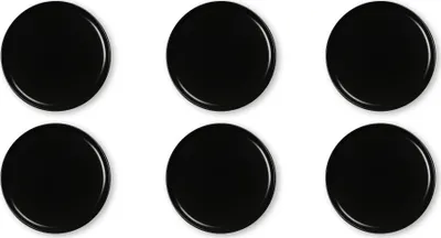 Immagine prodotto di Excelsa Set di 6 piatti da dessert Nordic 20 Cm Kermik Nero