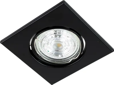 Produktbild von Deckeneinbauleuchte Deckenspot Einbaustrahler VIERA Black IP20 eckig schwarz EDO777304 EDO