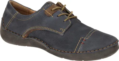 Produktbild von Josef Seibel FERGEY 41 Damenschuhe - bequeme Schnür- Halbschuhe blau NEU