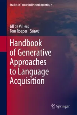 Obrázek produktu pro Handbook of Generative Approaches to Language Acquisition
