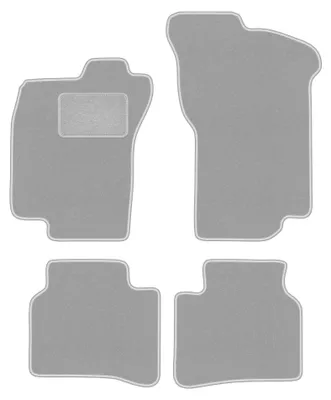Productafbeelding van Velours automatten voor Fiat Tipo I 1988-1995 (hatchback) – 4-delig, grijs, op maat – Wielganizator OSLO