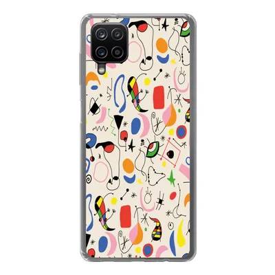 Produktbild von MuchoWow® Handyhülle Schutzhülle Hülle für Samsung Galaxy A12 Muster - Abstrakt - Kunst Silikon Softcase Handy Hülle - Bild