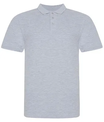 Produktbild von Just Polos JP100 | Herren Polo The 100 Polo, Gekämmte, ringgesponnene Baumwolle - Farbe: Heather Grey - Größe: S