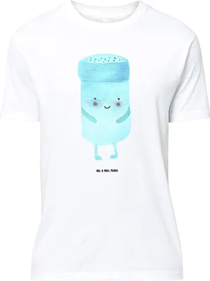 Produktbild von Mr. & Mrs. Panda Tshirt Beste Freunde Salz - Weiß - Geschenk, Oversize T-Shirt, Fehlende Keywords, Shirt, Lustige Sprüche, Große Größen, mit Spruch