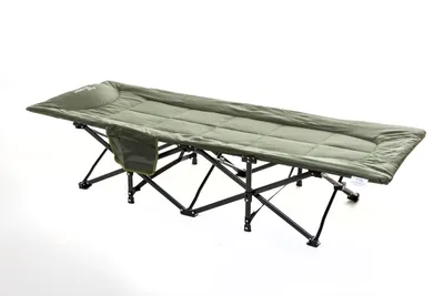 Produktbild von Mostal Faltliege Green Angelliege Faltbar Kompakt Karpfenliege Angeln Camping Liege