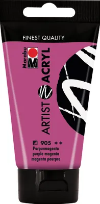 Produktbild von Marabu 12200002905, 75 ml, Magenta, Tube, Wasserfest