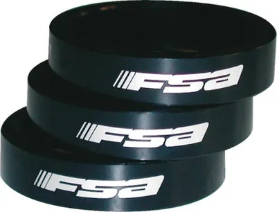Produktbild von FSA Vorbauspacer Alu 5 mm x 1,5" Schwarz - Präzise Lenkerhöhe für Rennrad & M....