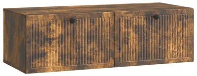 Zdjęcie produktu dla vidaXL Szafka pod telewizor do montażu na ścianie, dąb wędzony, 98 x 41 x 30 cm