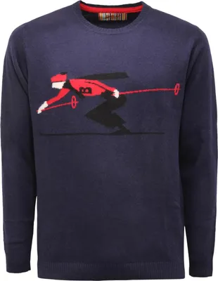 Obrázek produktu pro 0432AT maglione uomo BOB man vlněný svetr modrý