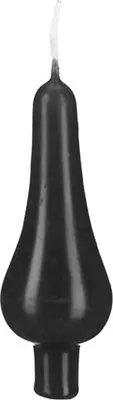 Produktbild von Baumkerzen Pariser Lichte Schwarz 90 x Ø 30 mm, 10 Stück