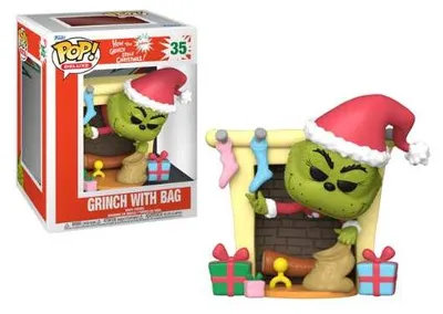Produktbild von Funko Pop! Movies: How the Grinch stole Christmas - Grinch with Bag #35 Deluxe