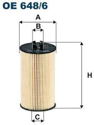 Produktbild von Filtron Motorölfilter OE648/6 für OPEL, ALFA ROMEO, CHEVROLET, FIAT, JEEP