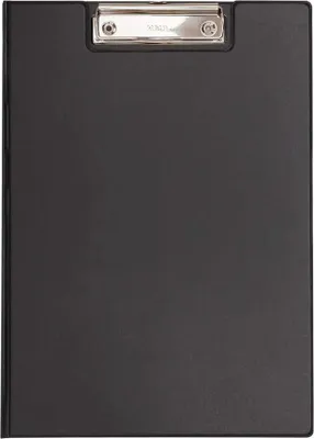Produktbild von MAUL Schreibmappe A4 Hochformat Karton Folie schwarz
