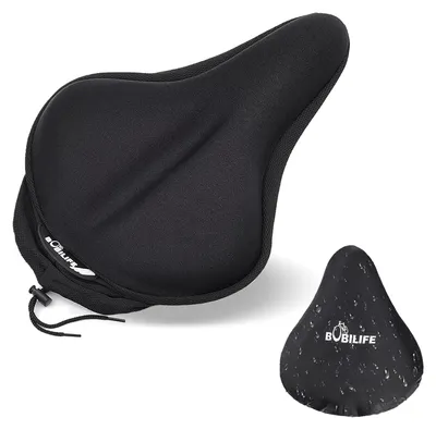 Imagen del producto de Coquín ancho y grueso para sillín de bicicleta, con funda impermeable y gran superficie