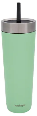 Zdjęcie produktu dla ContiGo! No-Spill Tumbler, Codzienne użytkowanie, 720 ml, Straw lid, Stal nierdzewna, Jasnozielony, Cucumber