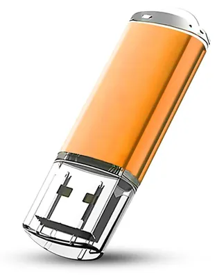 Produktbild von 128 GB USB 2.0 Stick Flash USB Drive Kompakt USB Flashdrive Speicherstick Memorystick Farbe: Orange