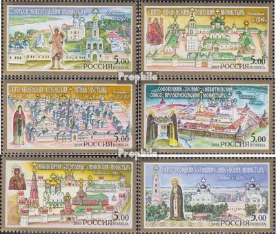 Produktbild von Briefmarken Russland 2003 Mi 1068-1073 (kompl.Ausg.) postfrisch Klöster