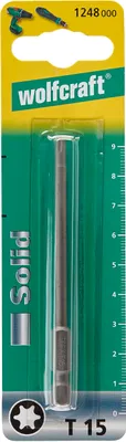 Zdjęcie produktu dla wolfcraft 1 grot wkrętaka Solid,89 mm,TX15