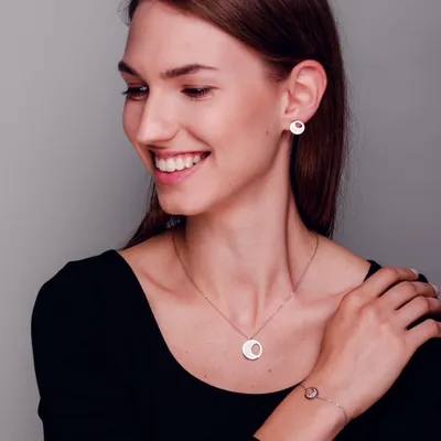 Immagine prodotto di Orecchini eleganti con cristalli Silver Moon