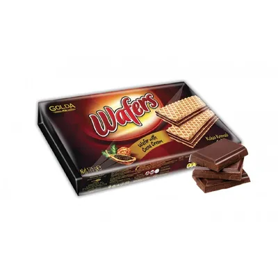 Obrázok produktu pre Golda Wafers cocoa – Oplatky s kakaovou náplňou 175 g