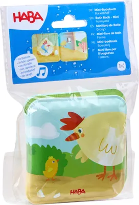 Image de HABA Babywelt Livre de jeu pour bébé Mini livre de bain Ferme 2012345001