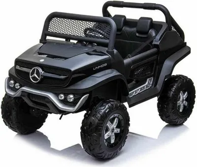 Zdjęcie produktu dla Samochód elektryczny dla dzieci RunRunToys Mercedes Benz Unimog Czarny 12V