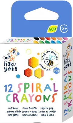 Produktbild von HAKUYOKA - Wachsmal-Buntstifte 12 Farben
