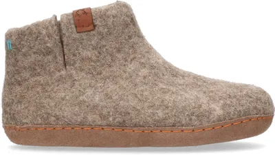 Produktbild von Tofvel Mula Wollfilz-Hausschuhe Marbled Brown Größe 47