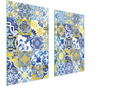 Produktbild von Glasschutzplatte Für Herd 75X52 Mosaik